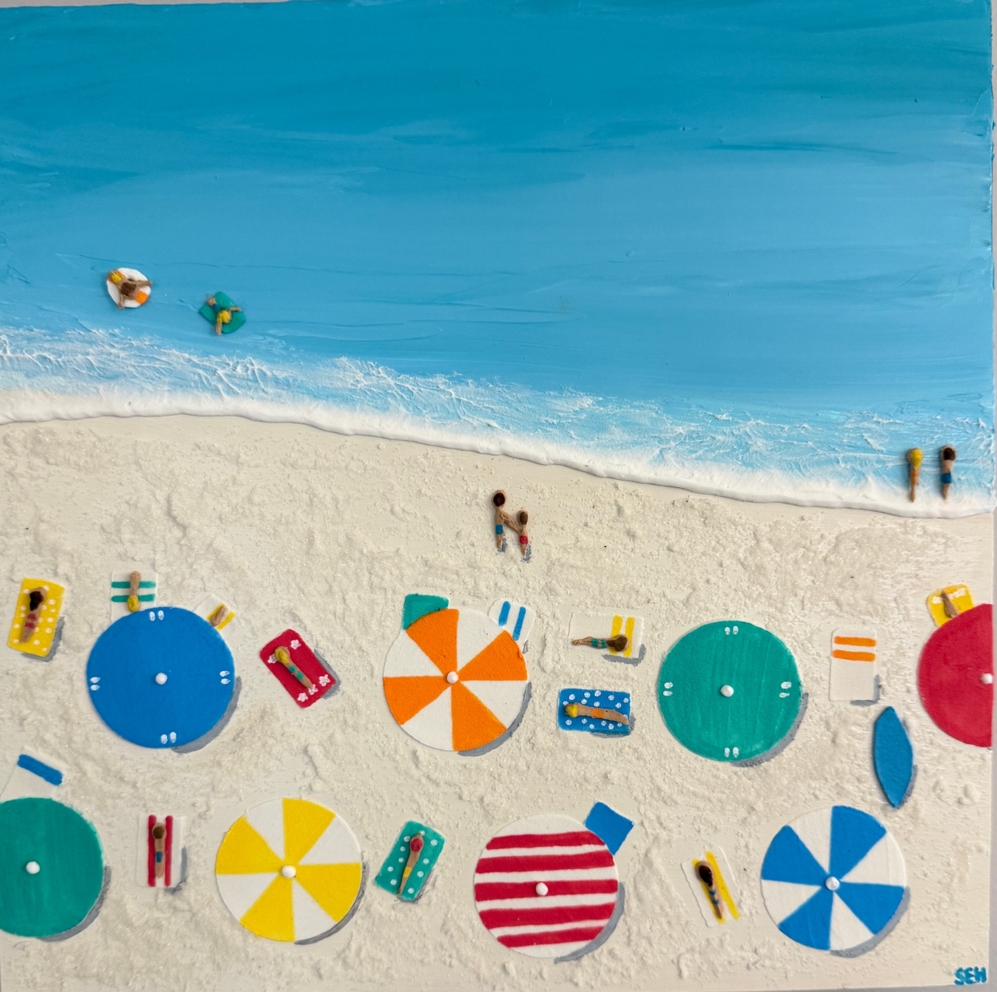 Seaside Gathering III - Available @ Ria Leigh Gallery