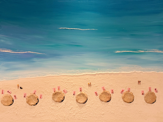 Palapas by the Sea - Available @ Art on 30th 12/13