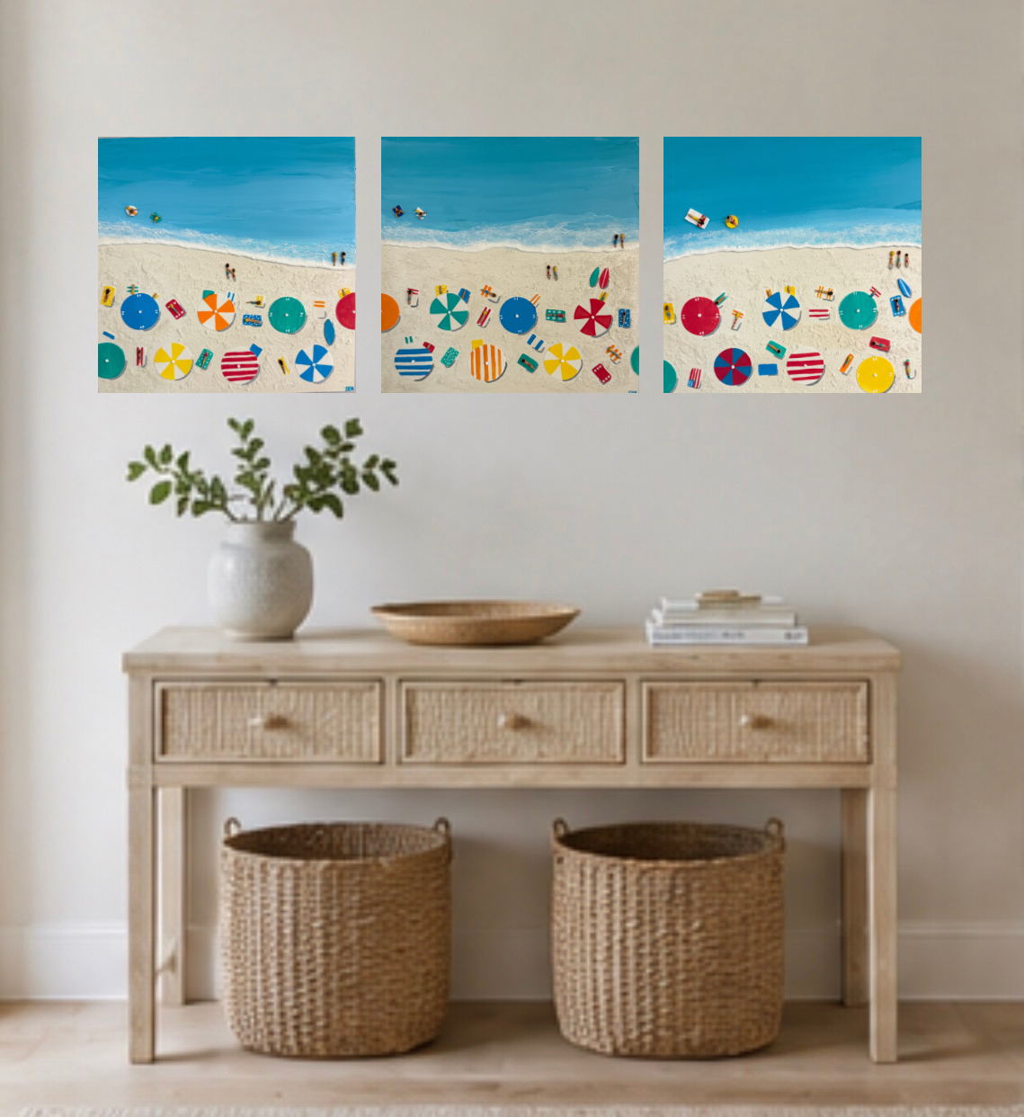 Seaside Gathering I - Available @ Ria Leigh Gallery