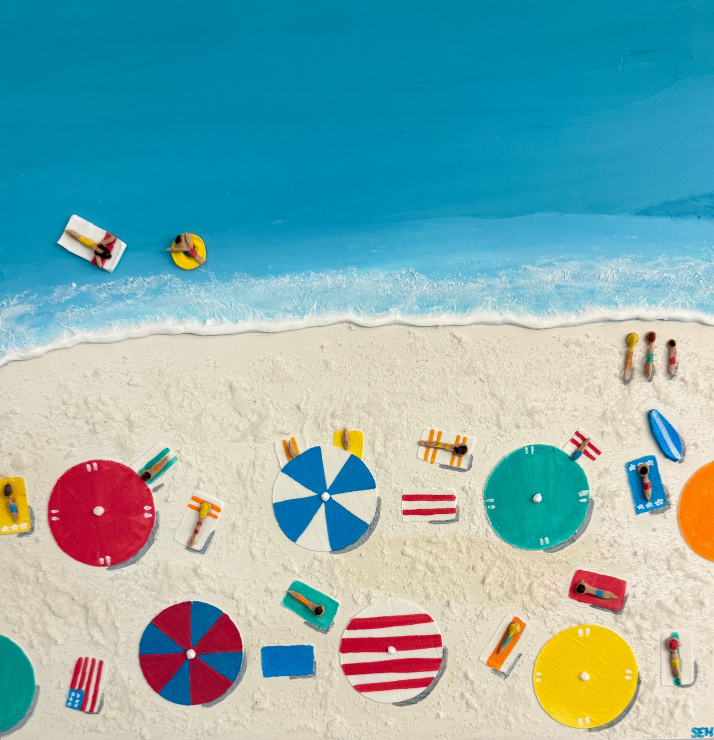 Seaside Gathering I - Available @ Ria Leigh Gallery